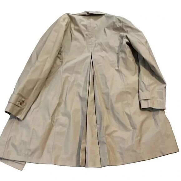 Lands end fully lined lightweight khaki jacket. Size medium - Picture 2 of 4